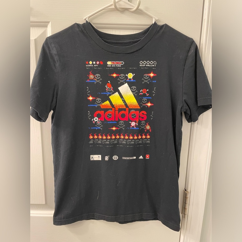 Adidas video game T-shirt size 10-12